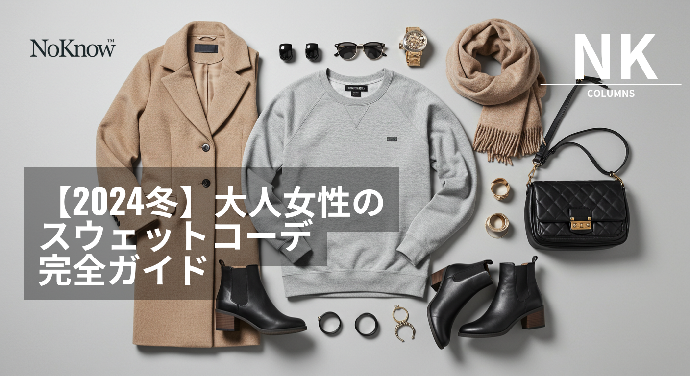 【2024冬】大人女性のスウェットコーデ完全ガイド