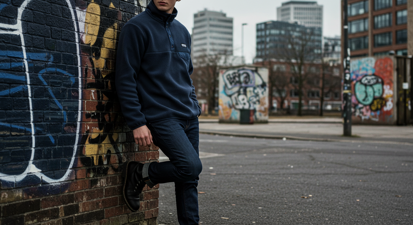 フリースプルオーバーで2025年の冬コーデを格上げ!着こなし術を解説