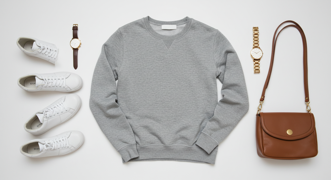 【保存版】グレースウェットの着こなし術!部屋着に見えない大人コーデの作り方