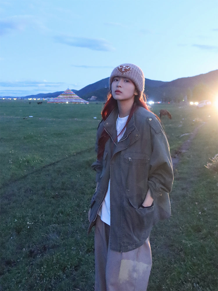 スタンドカラーワークウェア N596