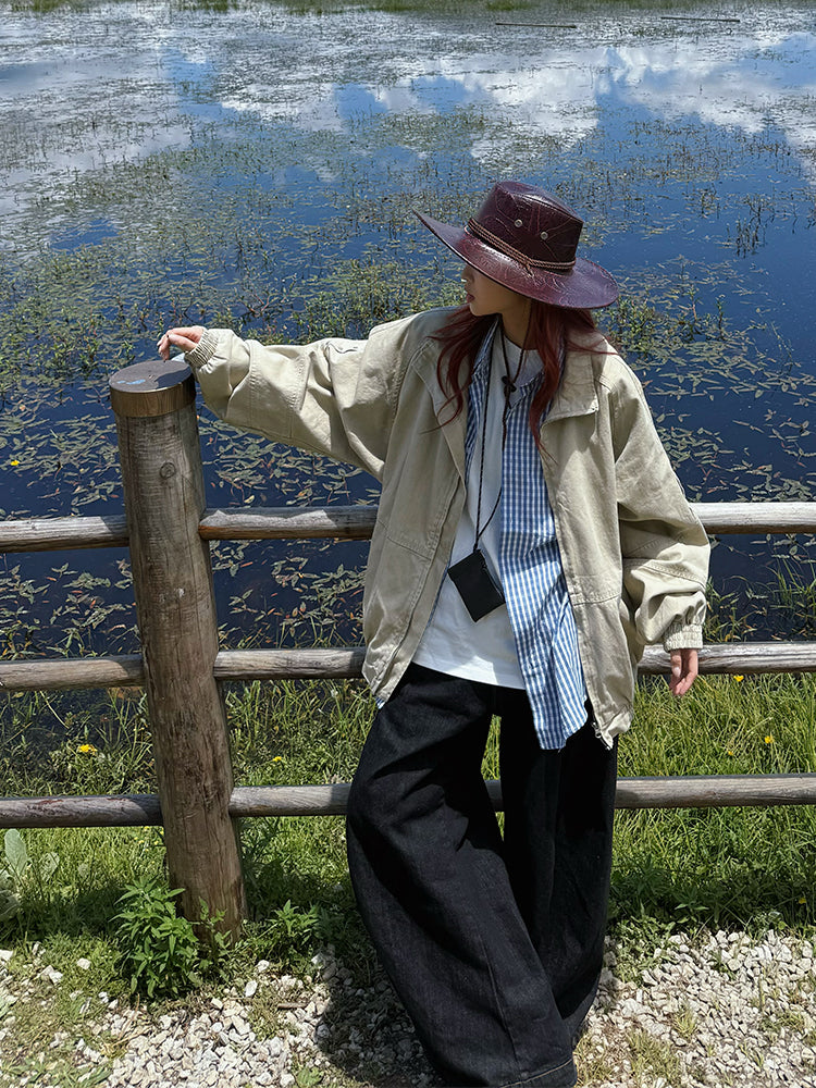 レトロワークジャケット N598