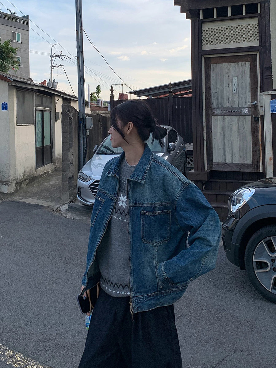 カジュアルデニムジャケット N655