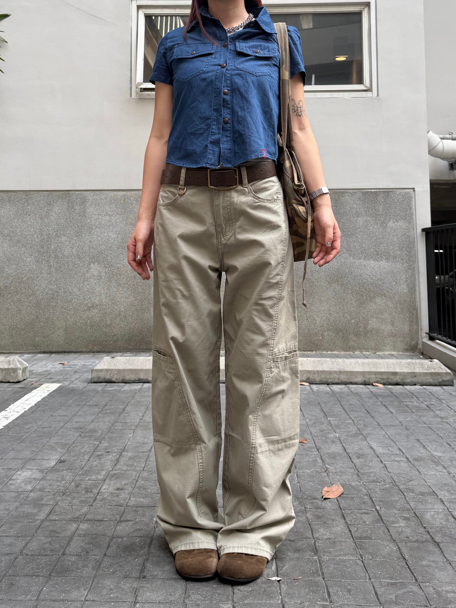 ダブルニー ワイドワークパンツ N507