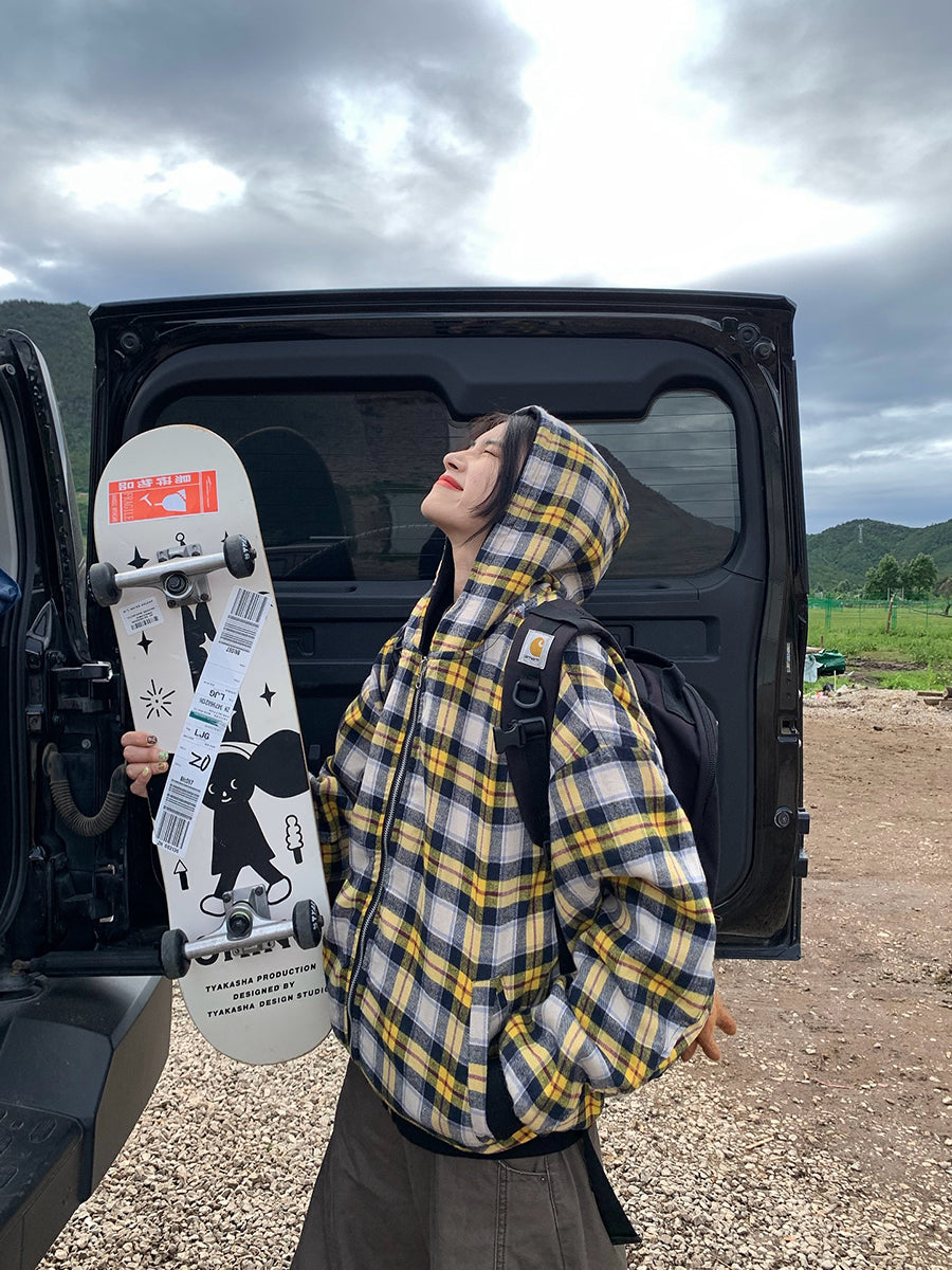 フード付きリバーシブルジャケット N702