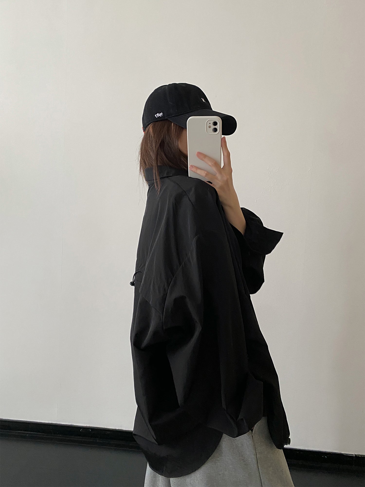 ドローストリングデザインシャツ N611