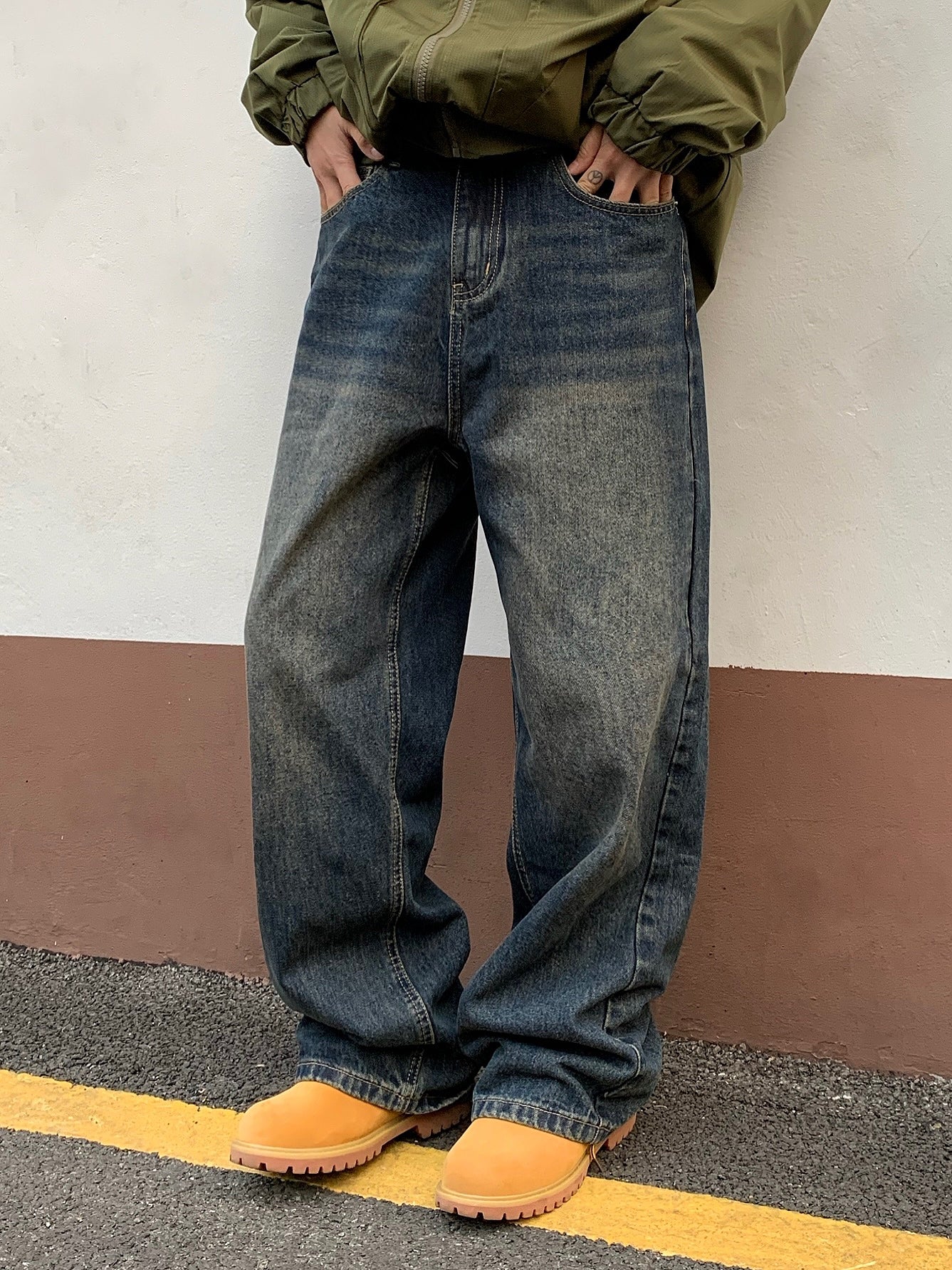 ヴィンテージウォッシュジーンズ N169