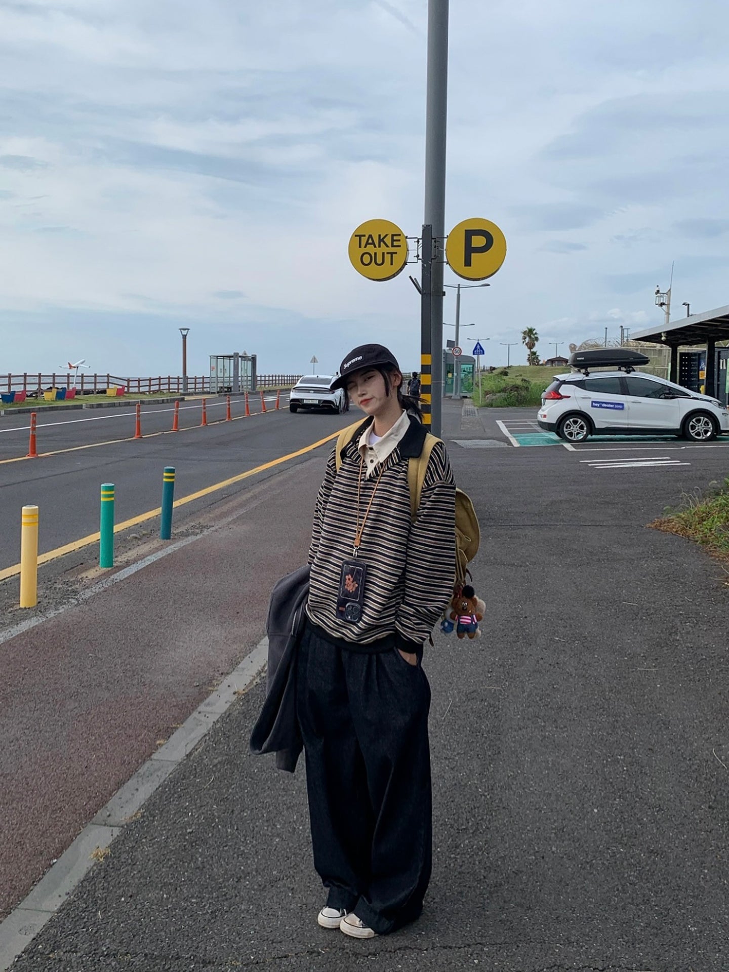 フェイクツーピーススボーダーポロシャツ N499