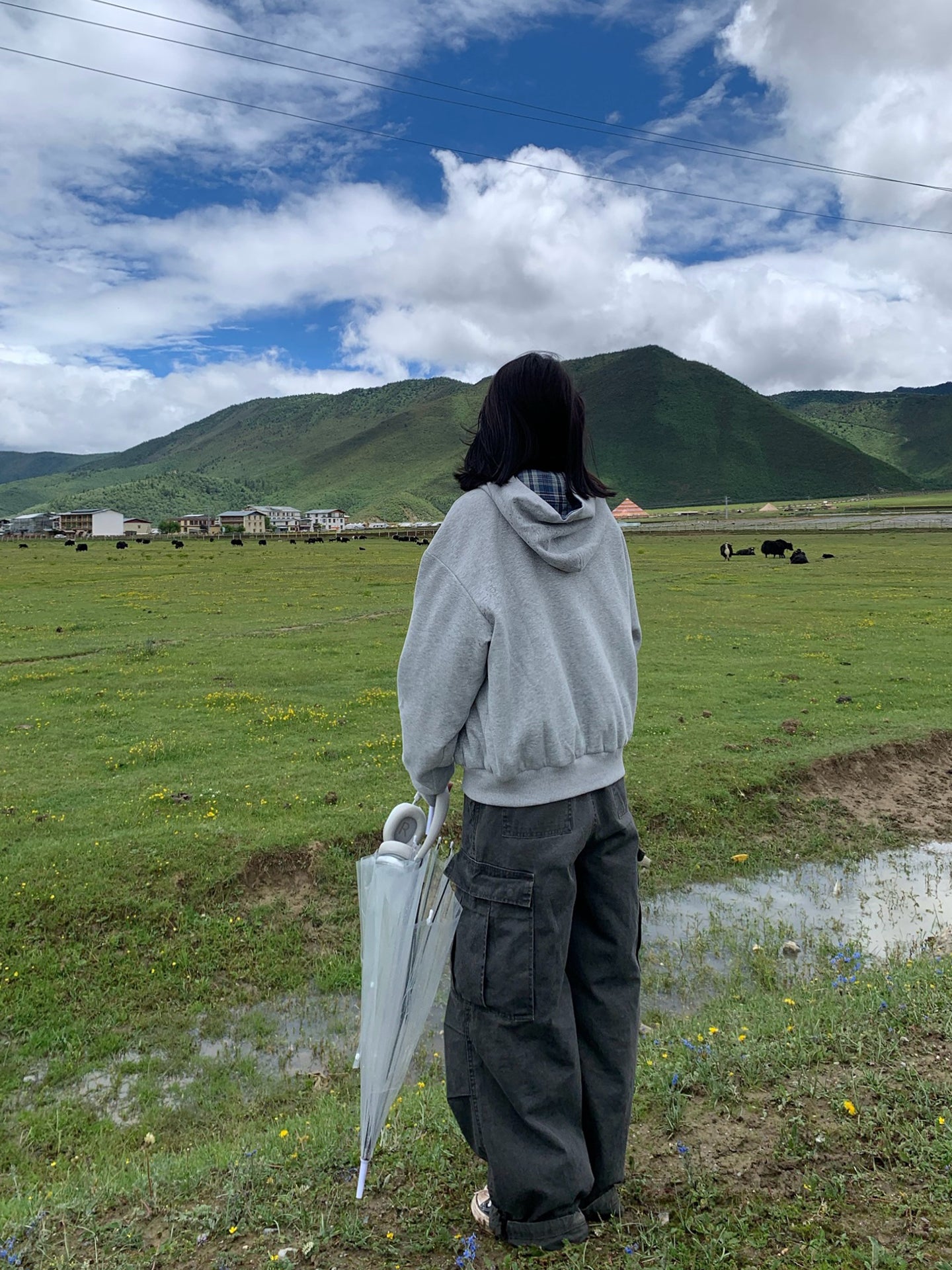 リバーシブルチェック柄パーカー N498