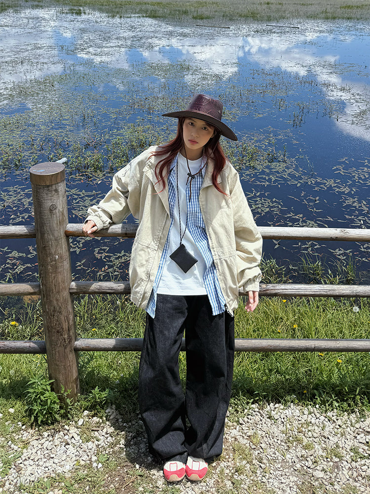 レトロワークジャケット N598