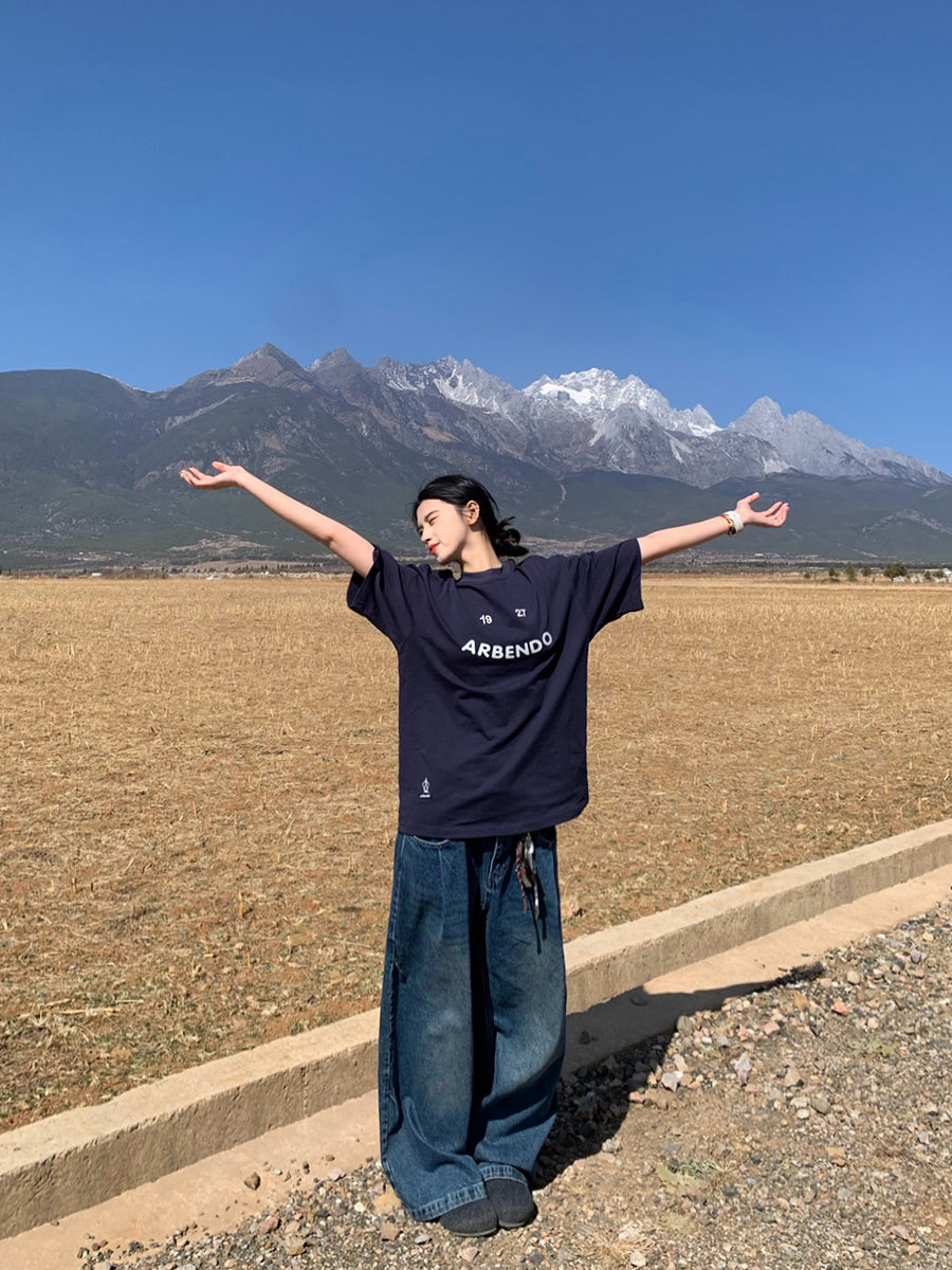 ラウンドネックTシャツ N420