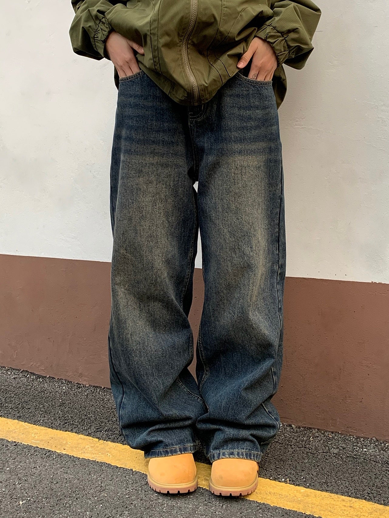 ヴィンテージウォッシュジーンズ N169