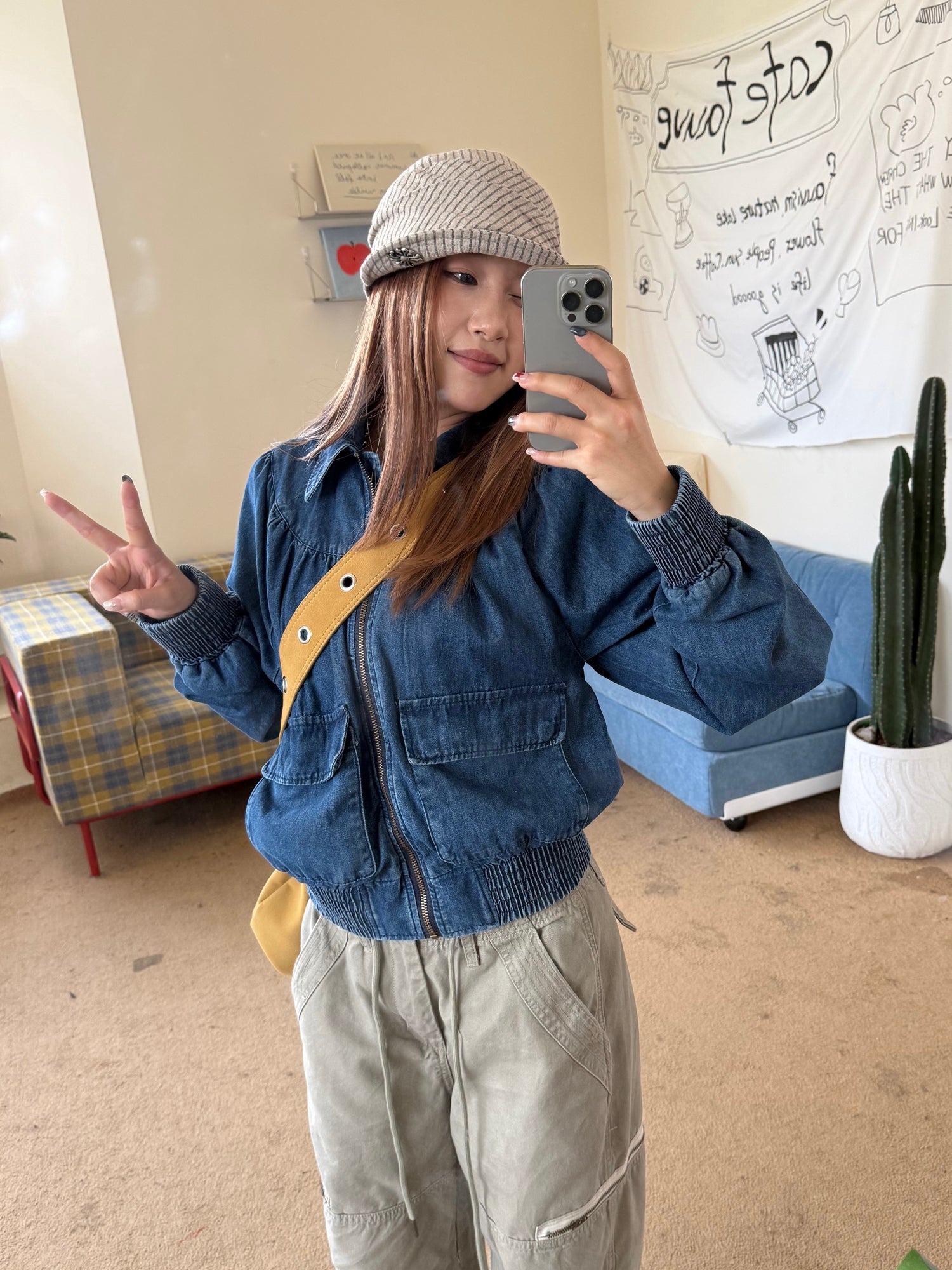 レトロジッパージャケット N636