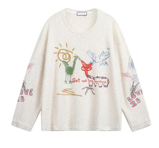 シンプルで着回せる 薄手長袖カットソー きれいめインナー N430