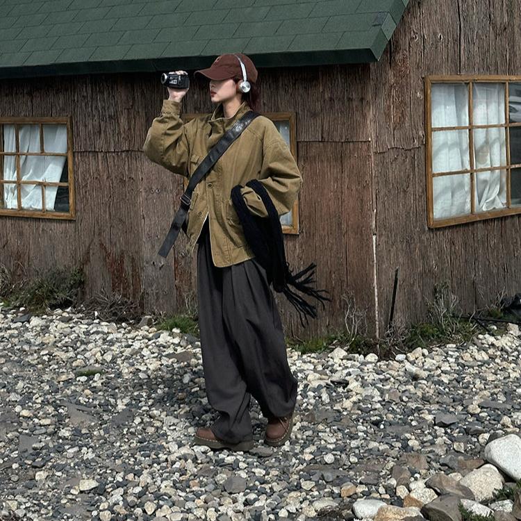 スタンドカラーデニムジャケット N158