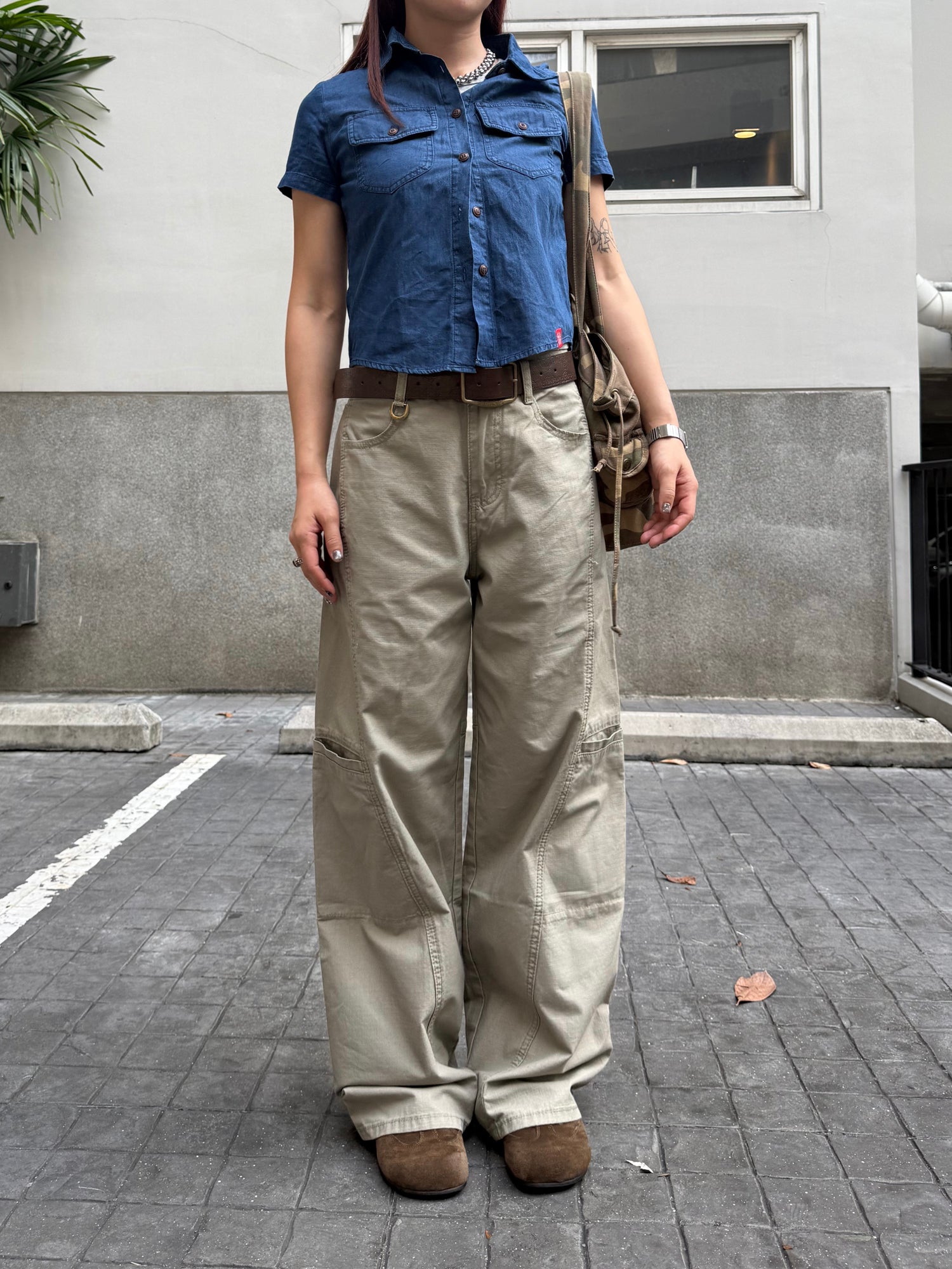 ダブルニー ワイドワークパンツ N507