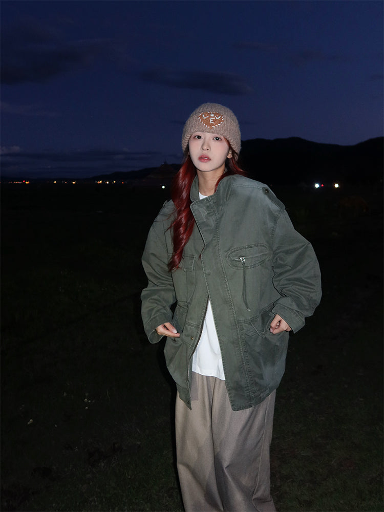 スタンドカラーワークウェア N596