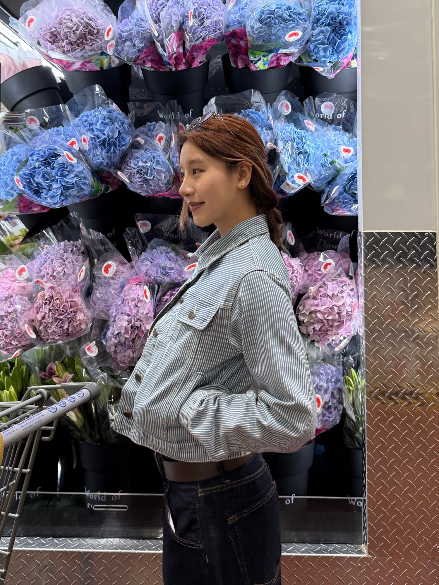 コットン ヒッコリーストライプ ワークジャケット N585