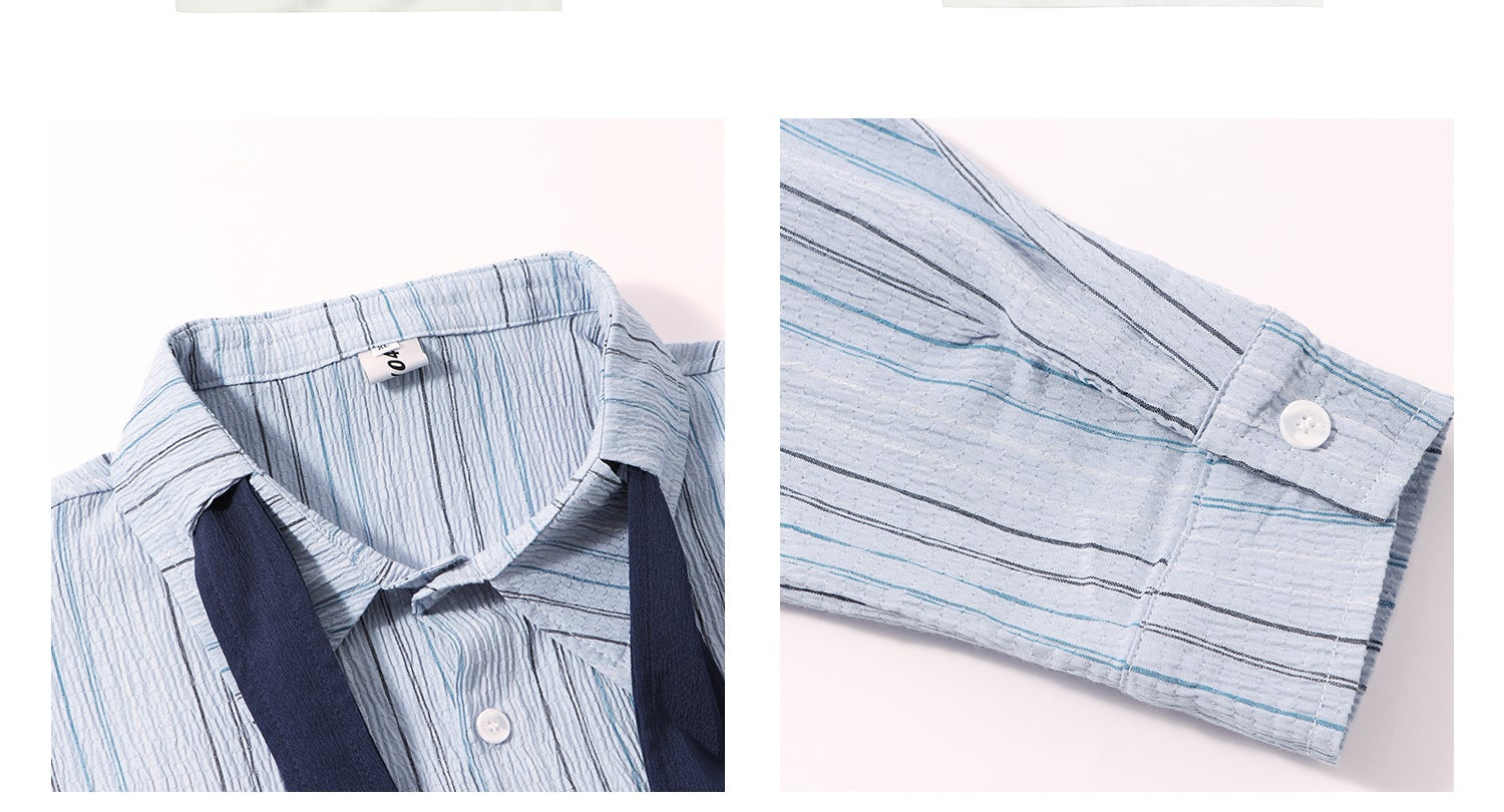 リラックスフィット・タイセットシャツ N545