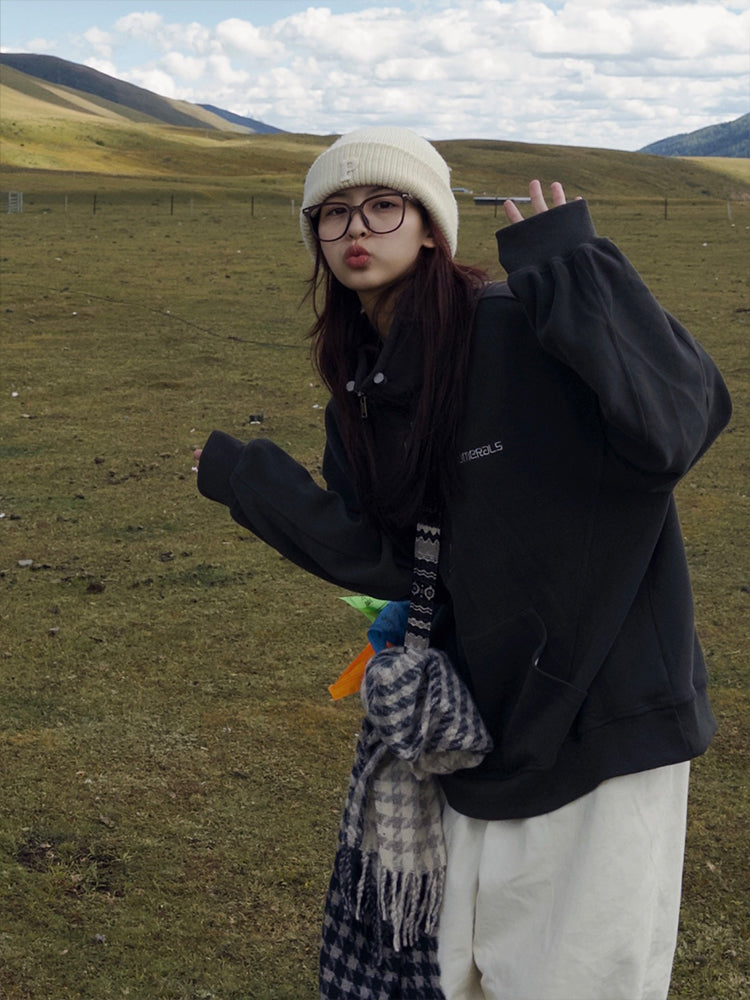 ハーフジッププルオーバースウェット N160