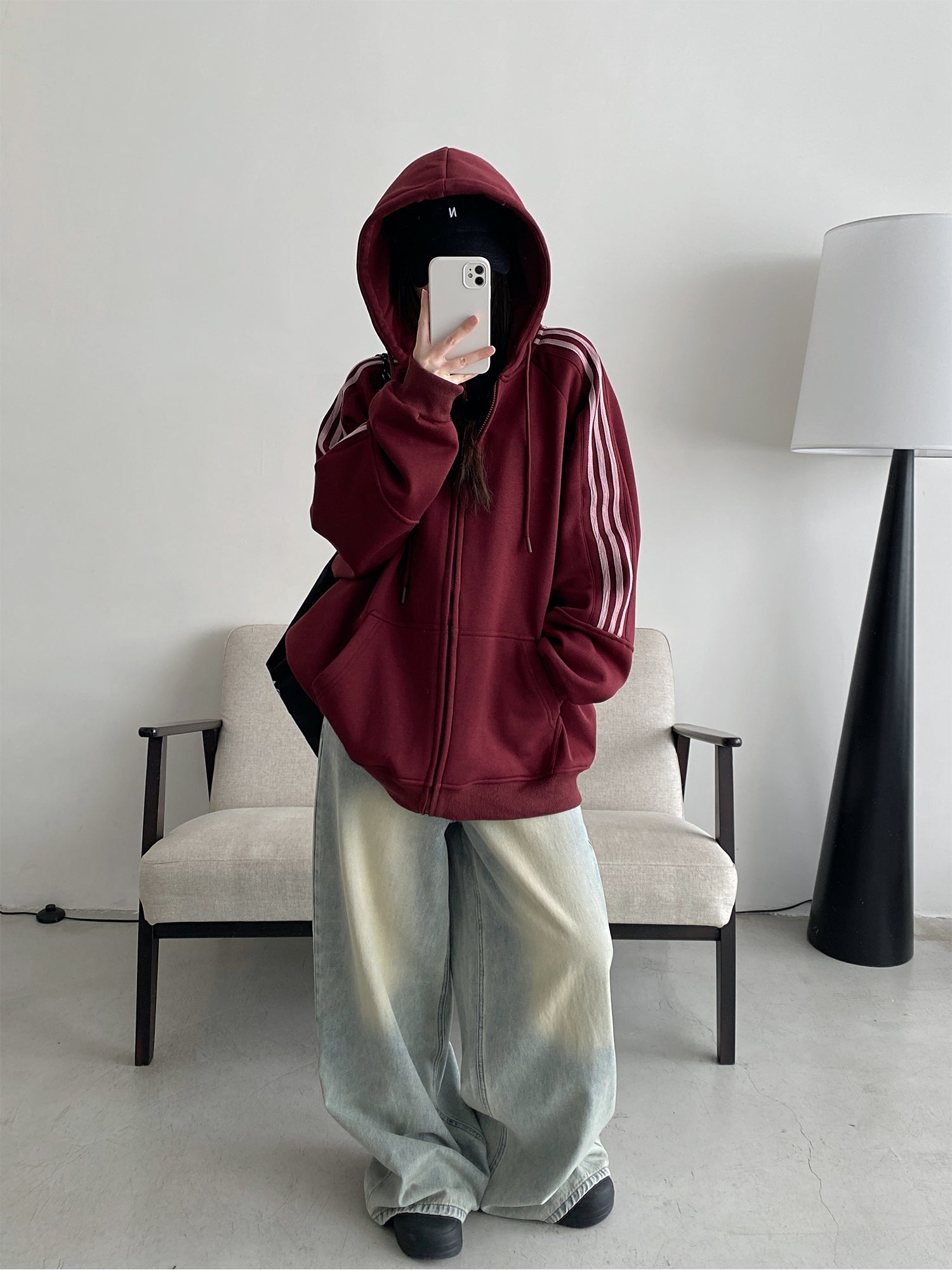 ワイドカーブデニムパンツ N576