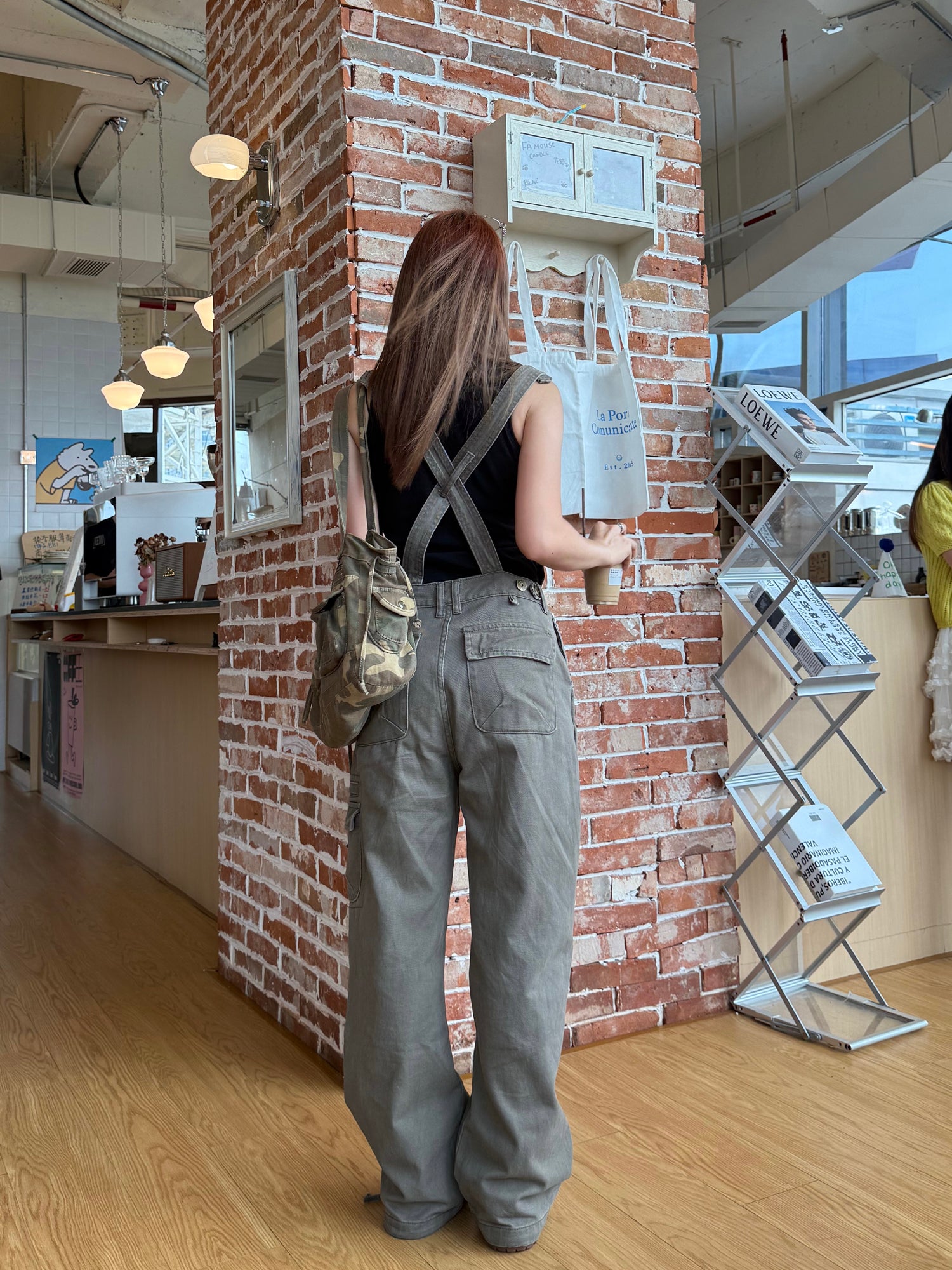 ミリタリーテイスト ワイドカーゴサロペット N500