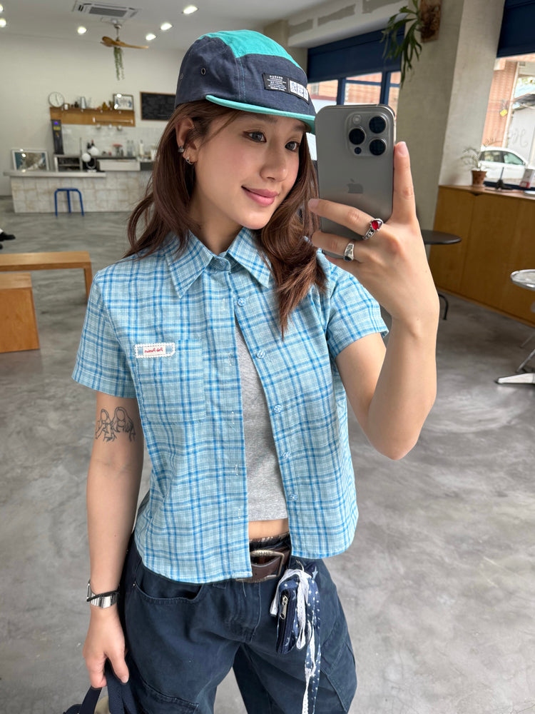 アメリカンチェック柄シャツ N472