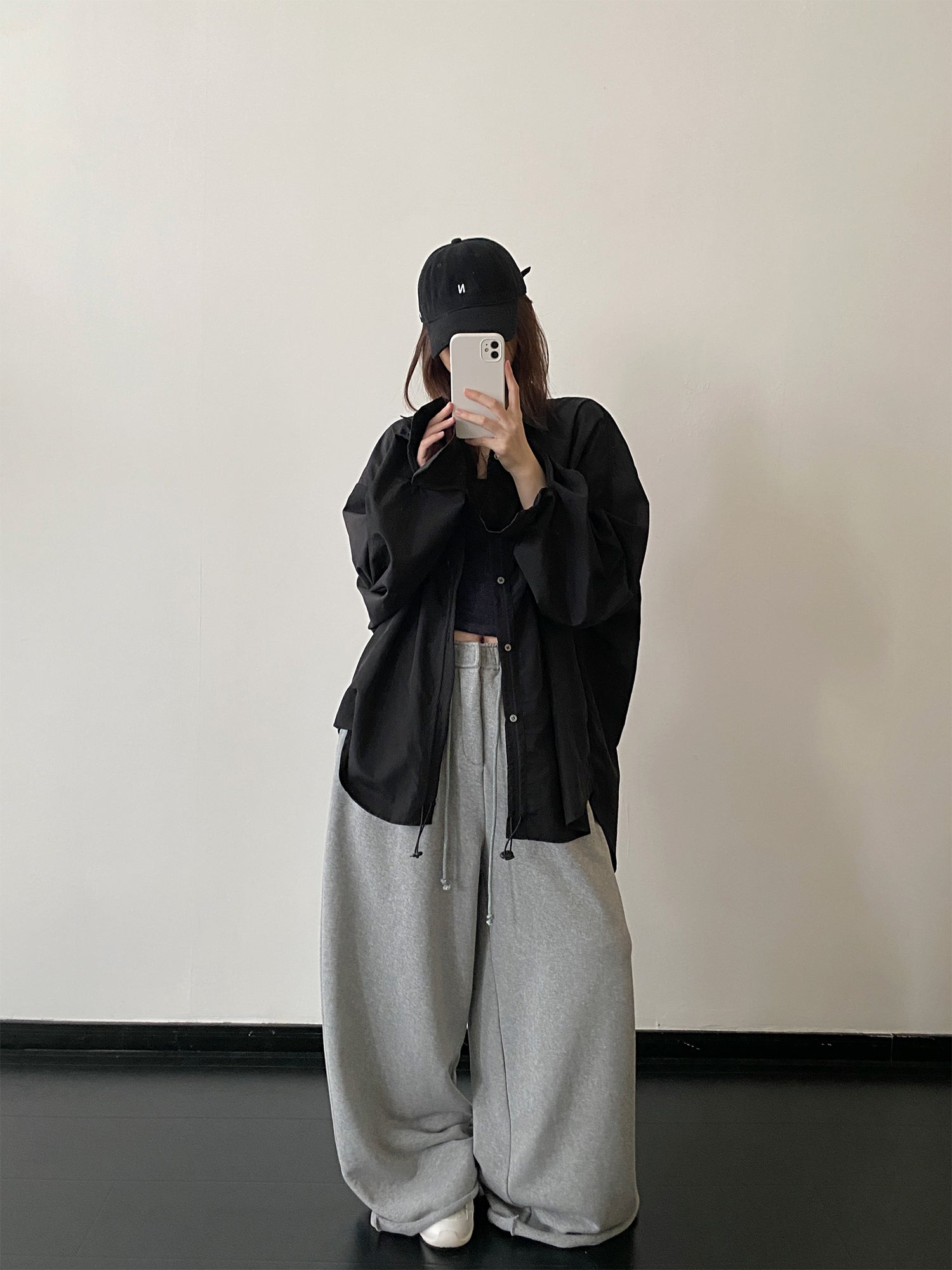 ドローストリングデザインシャツ N611