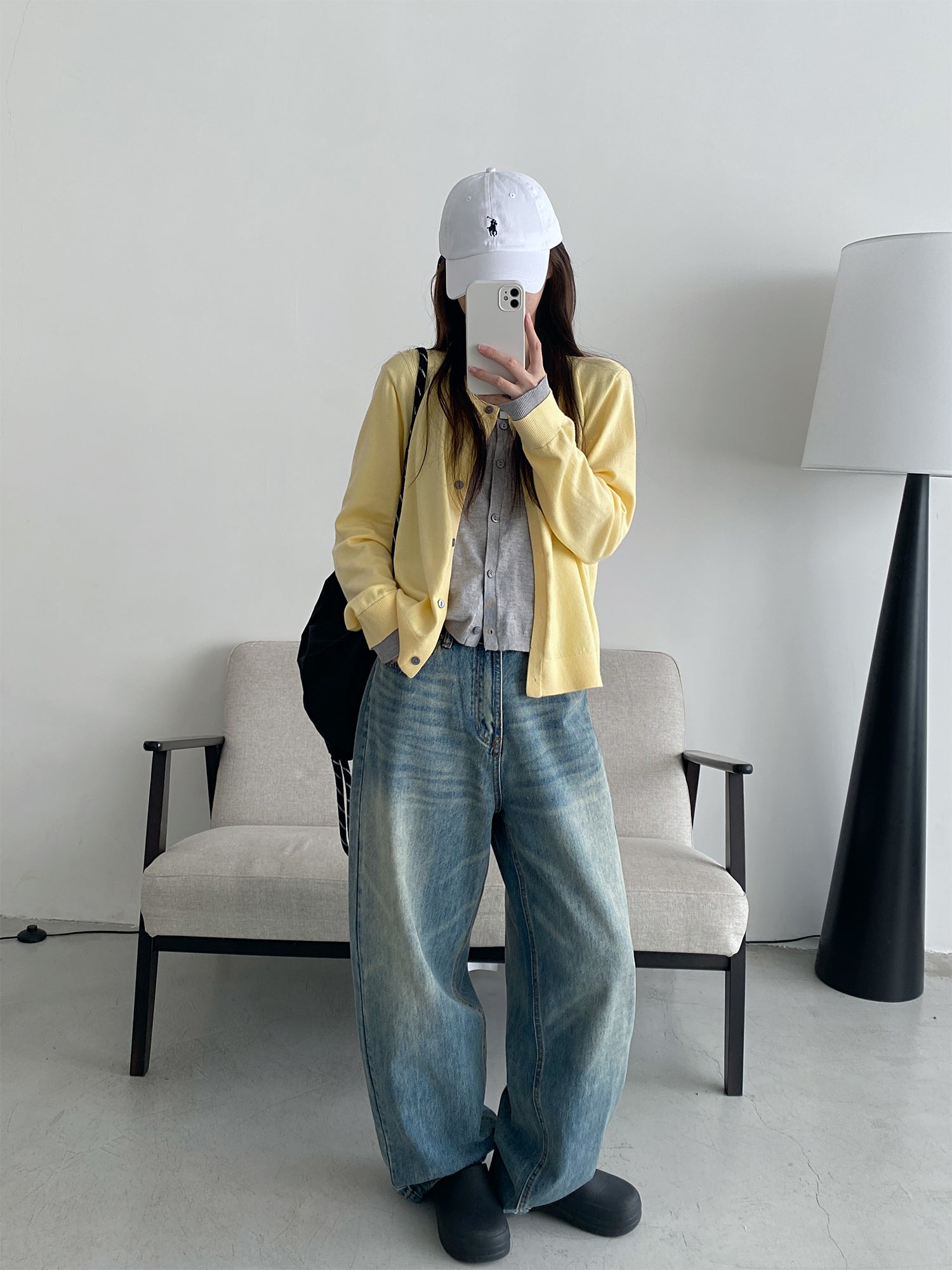 フェイクツーピースカーディガン N578