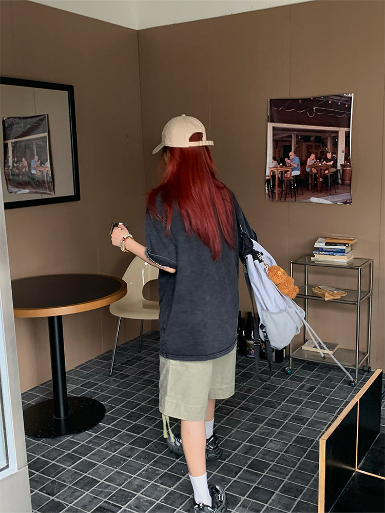 デジタルファンプリント半袖Tシャツユニセックス N452