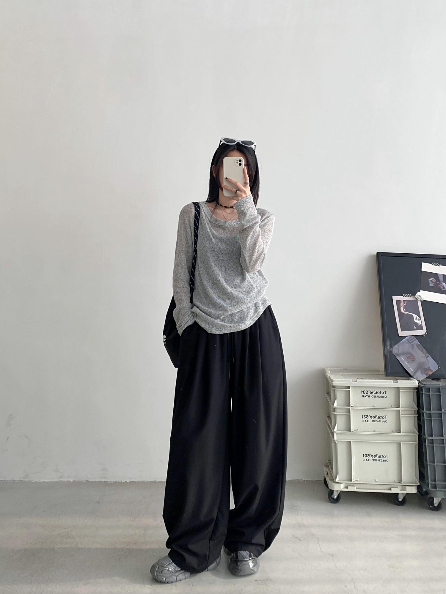 薄手ニットセーター N622