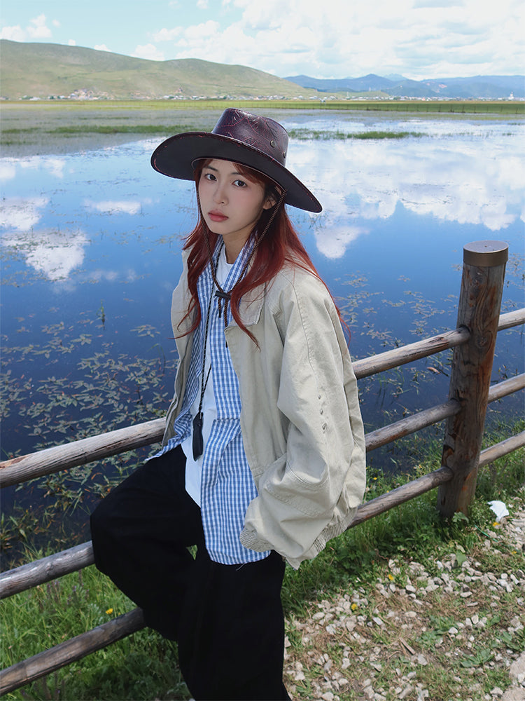 レトロワークジャケット N598