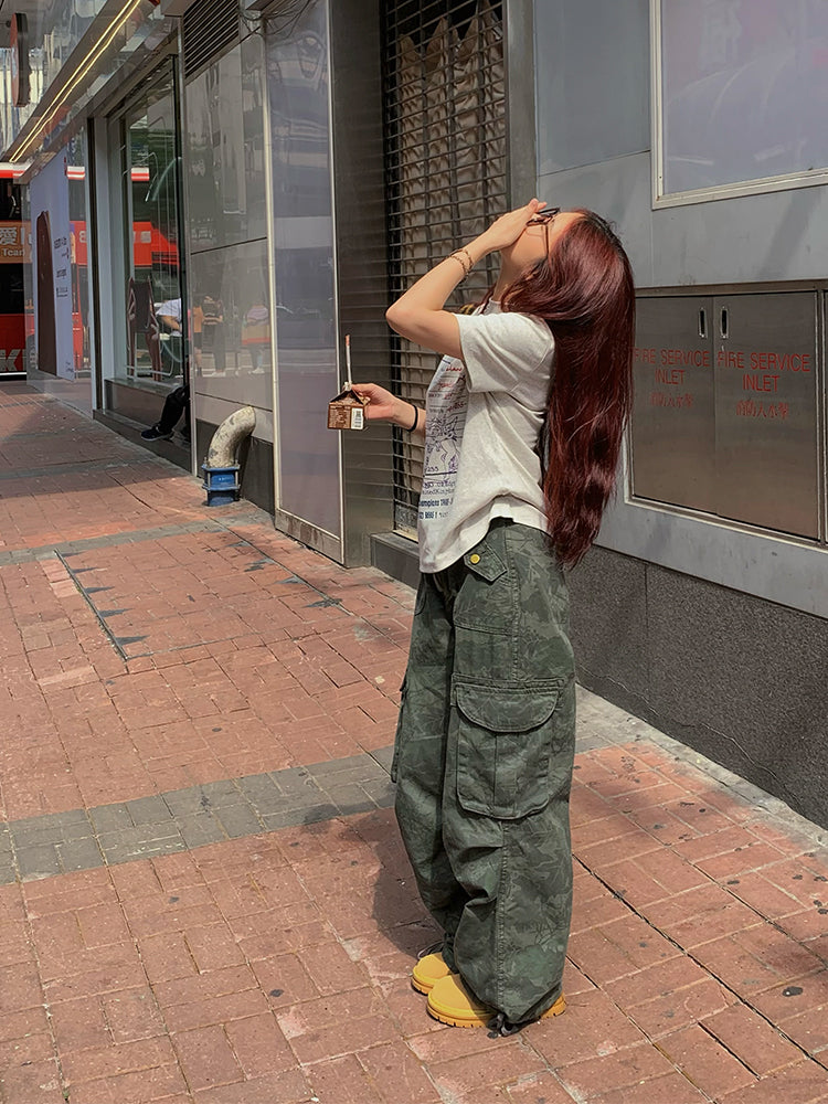 アーバンカモ・ワイドフィットイージーパンツ N490