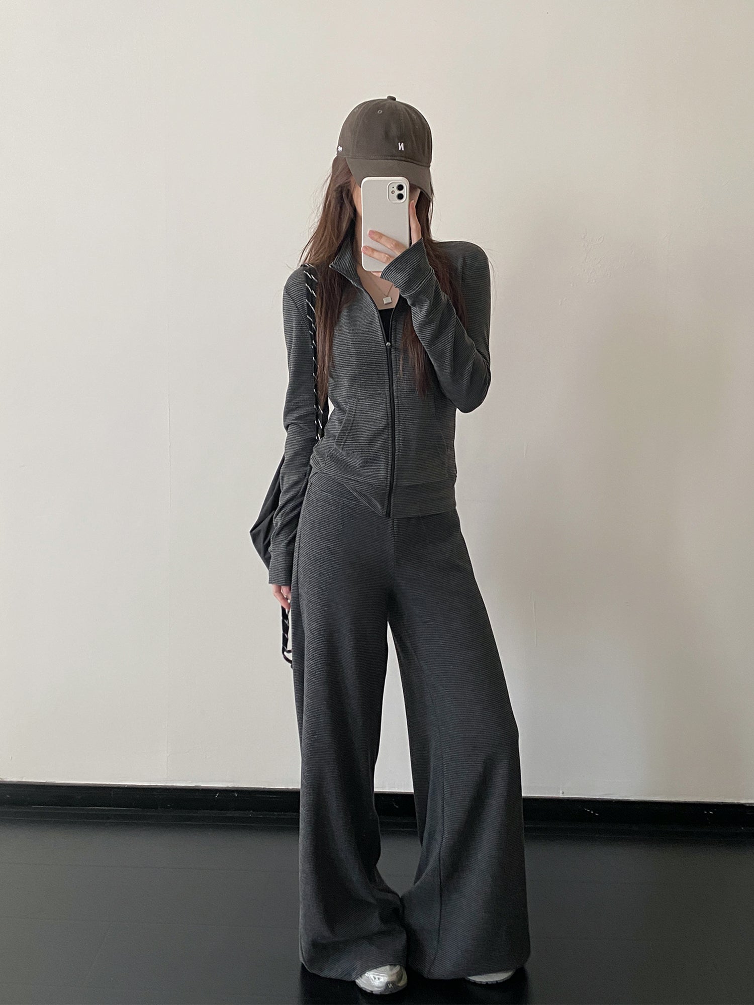 ボーダースウェットセットアップ N591