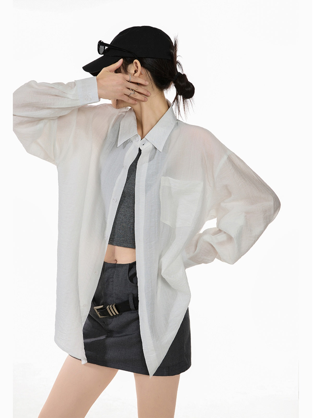 カジュアルシアーシャツ N560