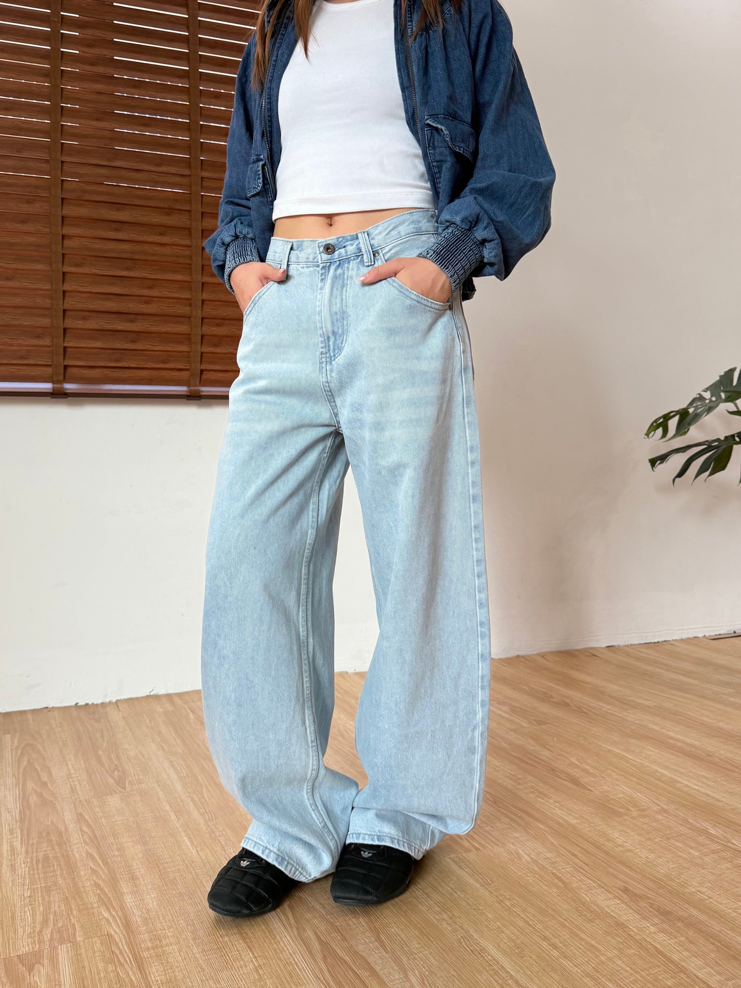 ワイドバギー デニムパンツ N584