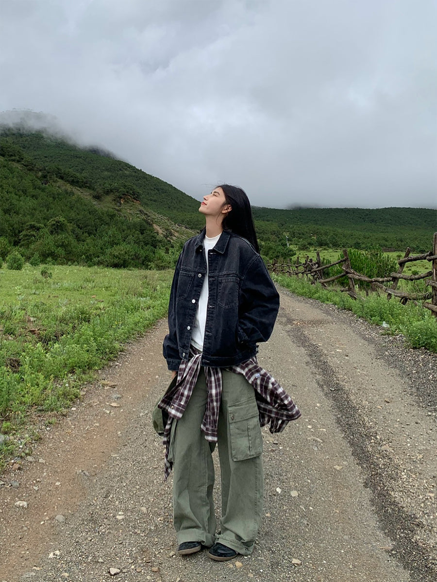 ウォッシュドオールドデニムジャケット N557