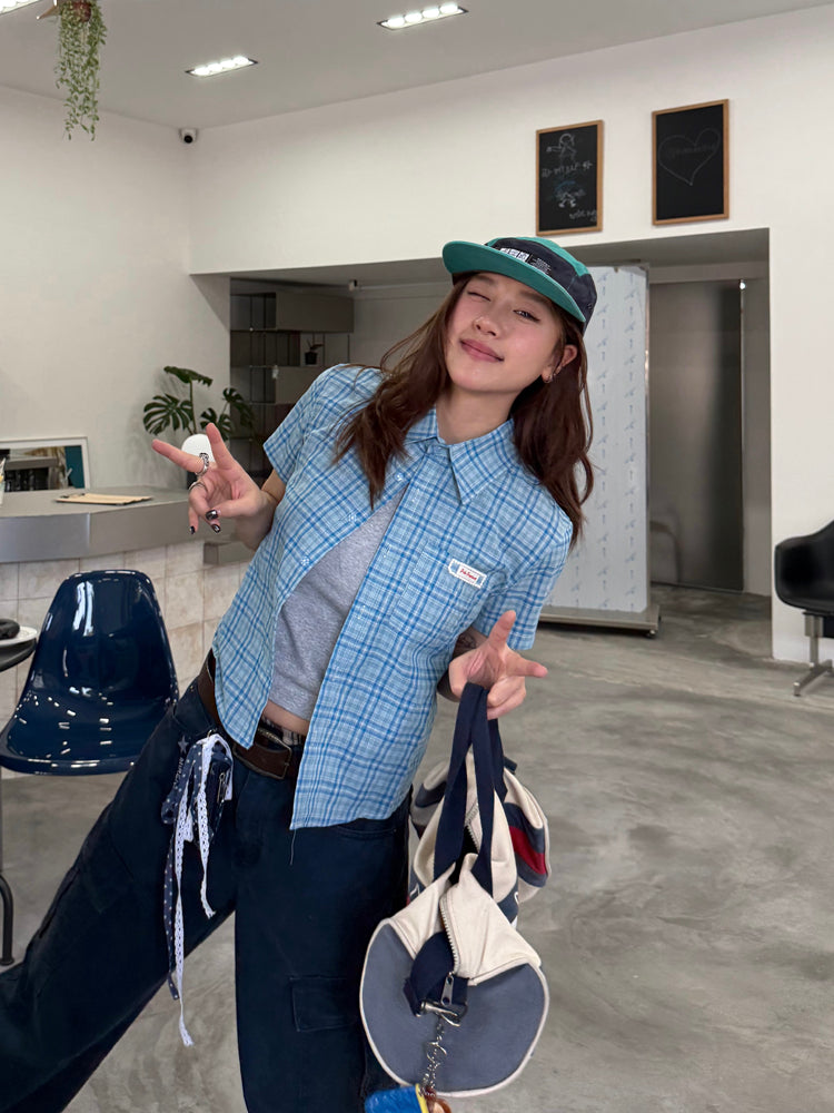 アメリカンチェック柄シャツ N472