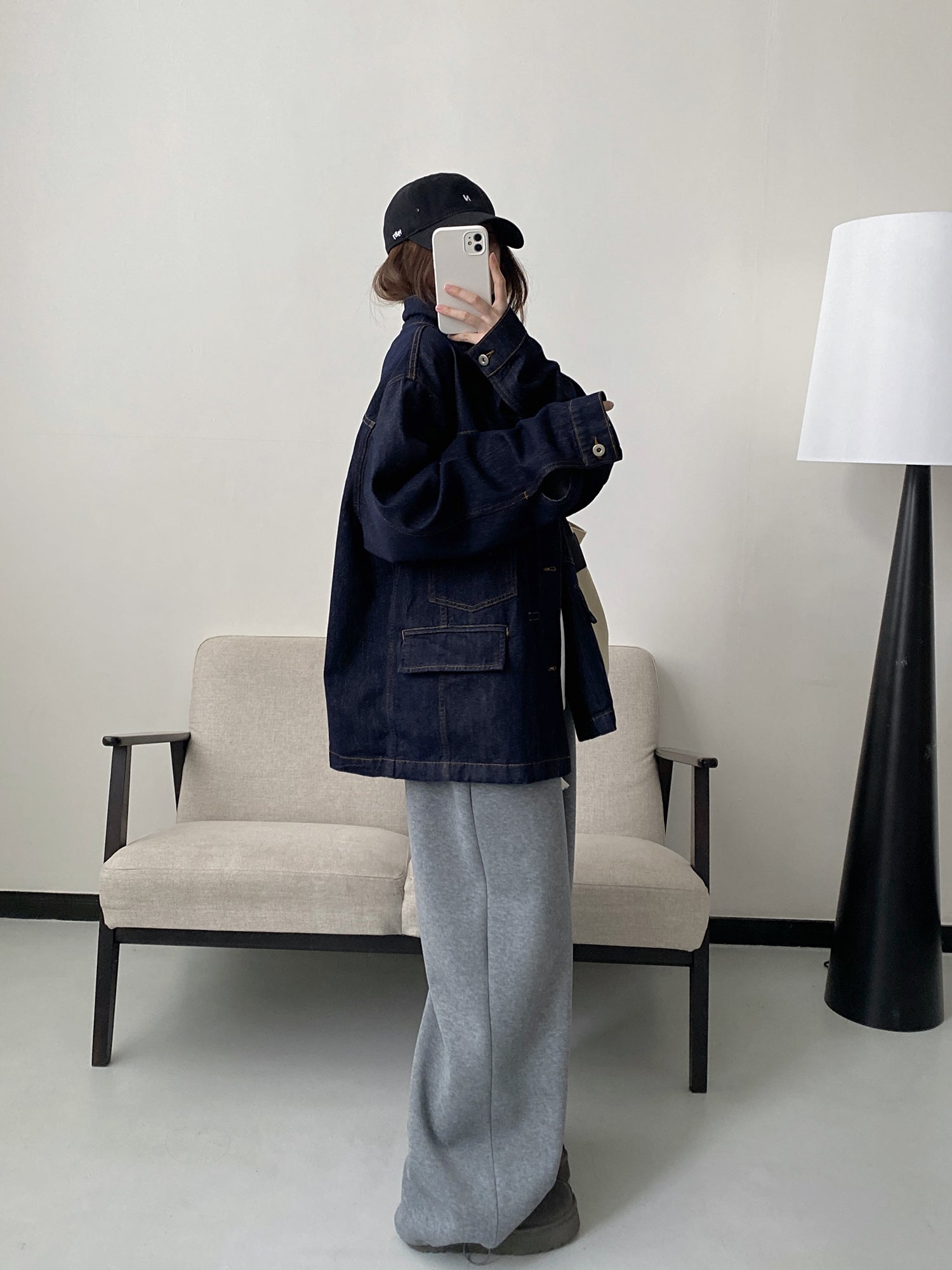 裏起毛ワイドスウェットパンツ N800