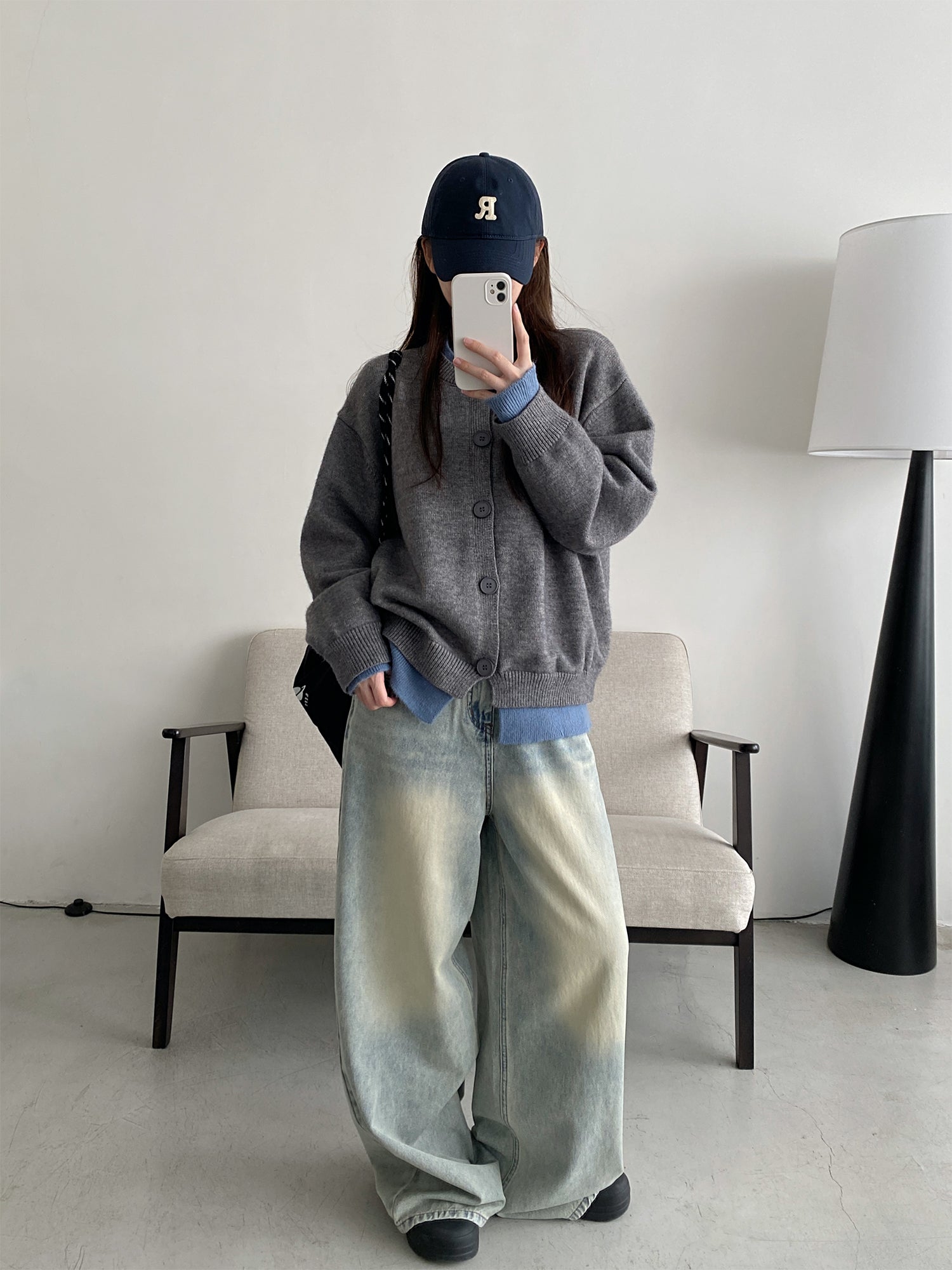 ワイドカーブデニムパンツ N576