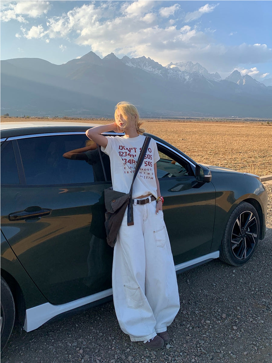 スリムフィッド ナンバープリントT N458