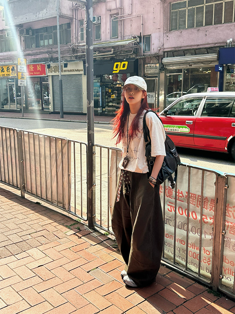 ルーズワイドワークパンツ N426