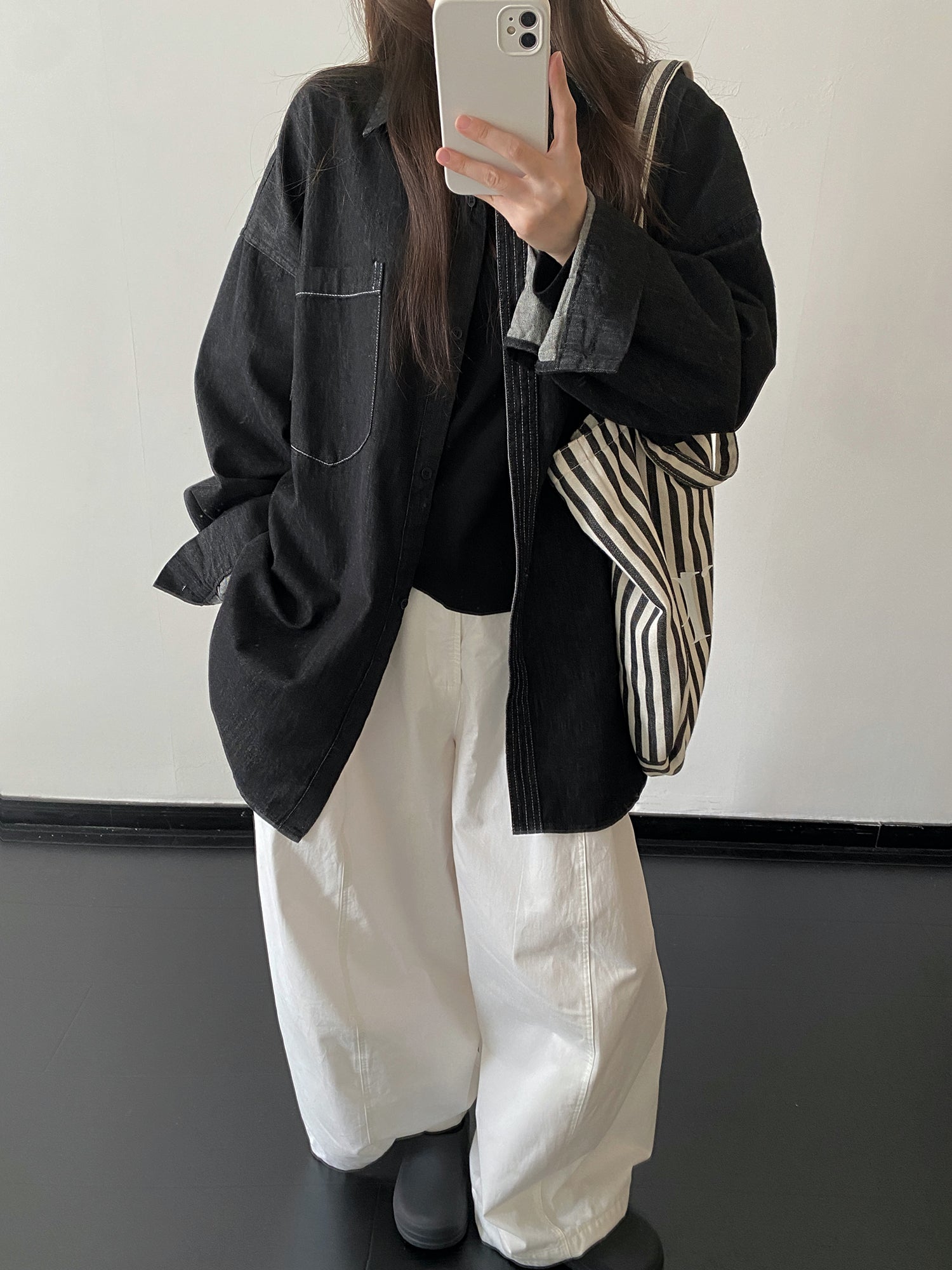 ワイドデニムジャケット N573