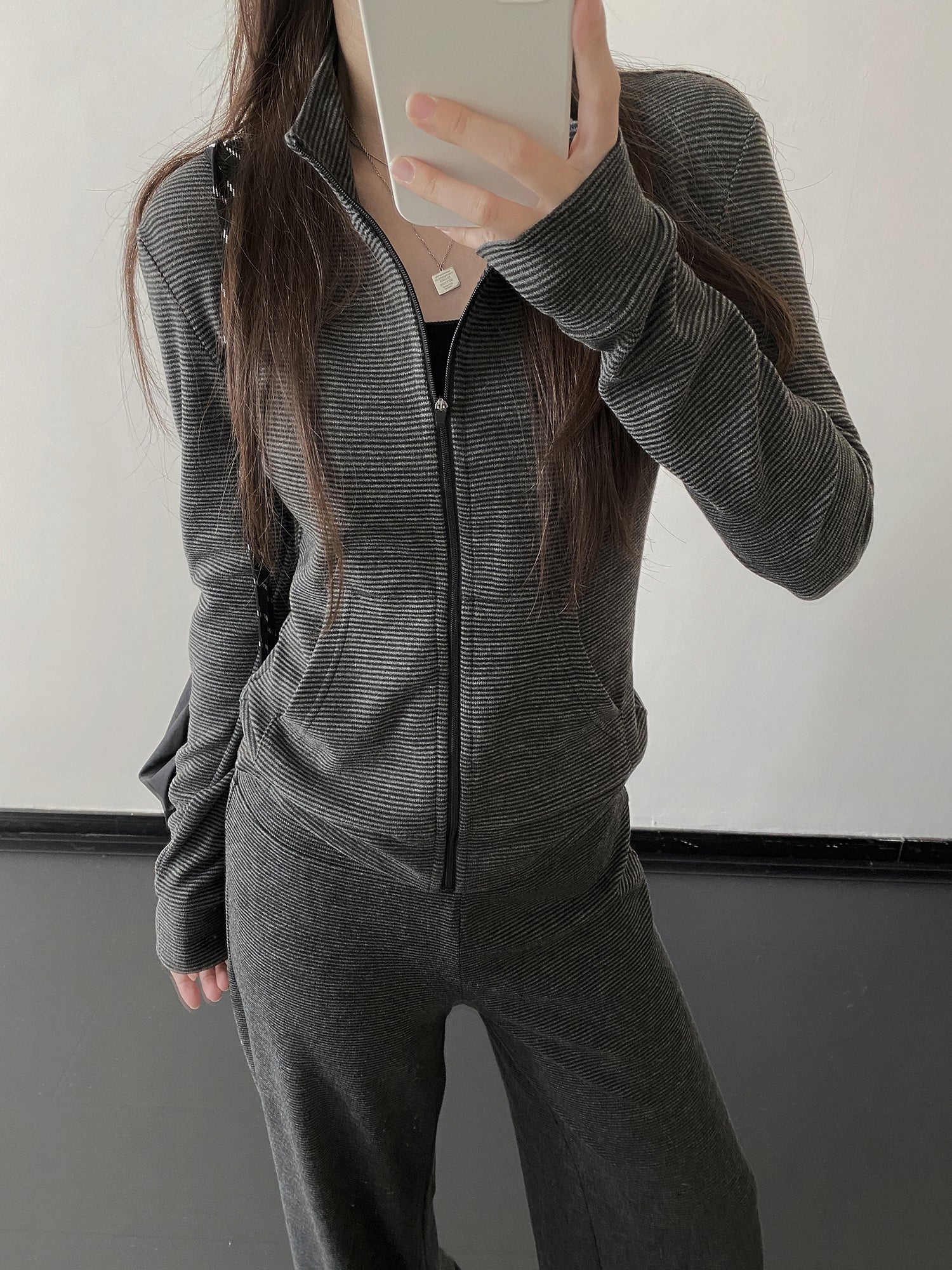 ボーダースウェットセットアップ N591