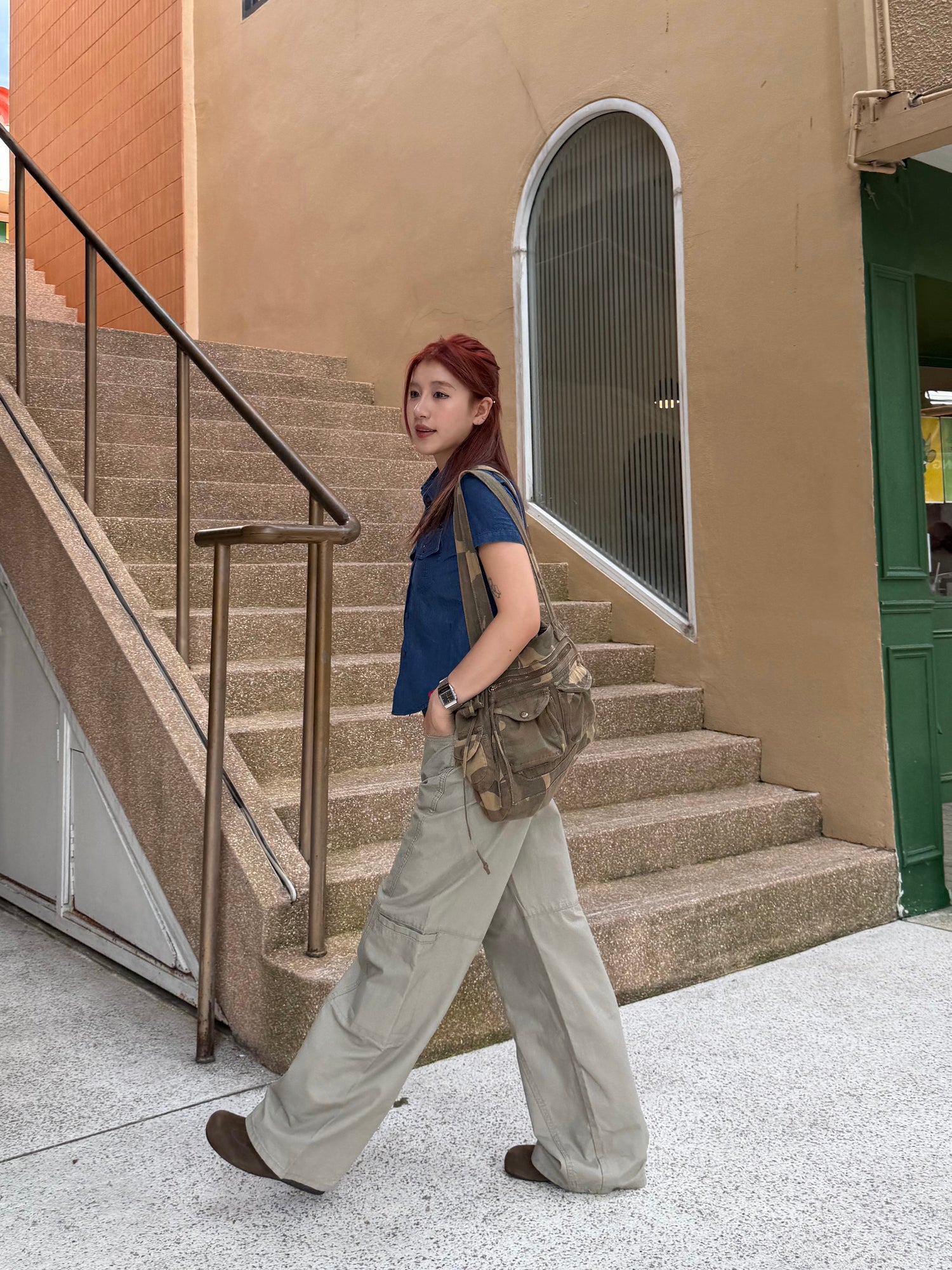 ダブルニー ワイドワークパンツ N507