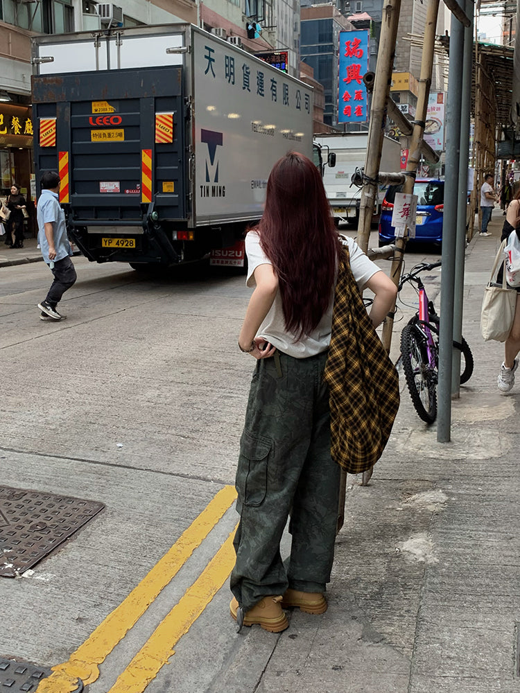 アーバンカモ・ワイドフィットイージーパンツ N490