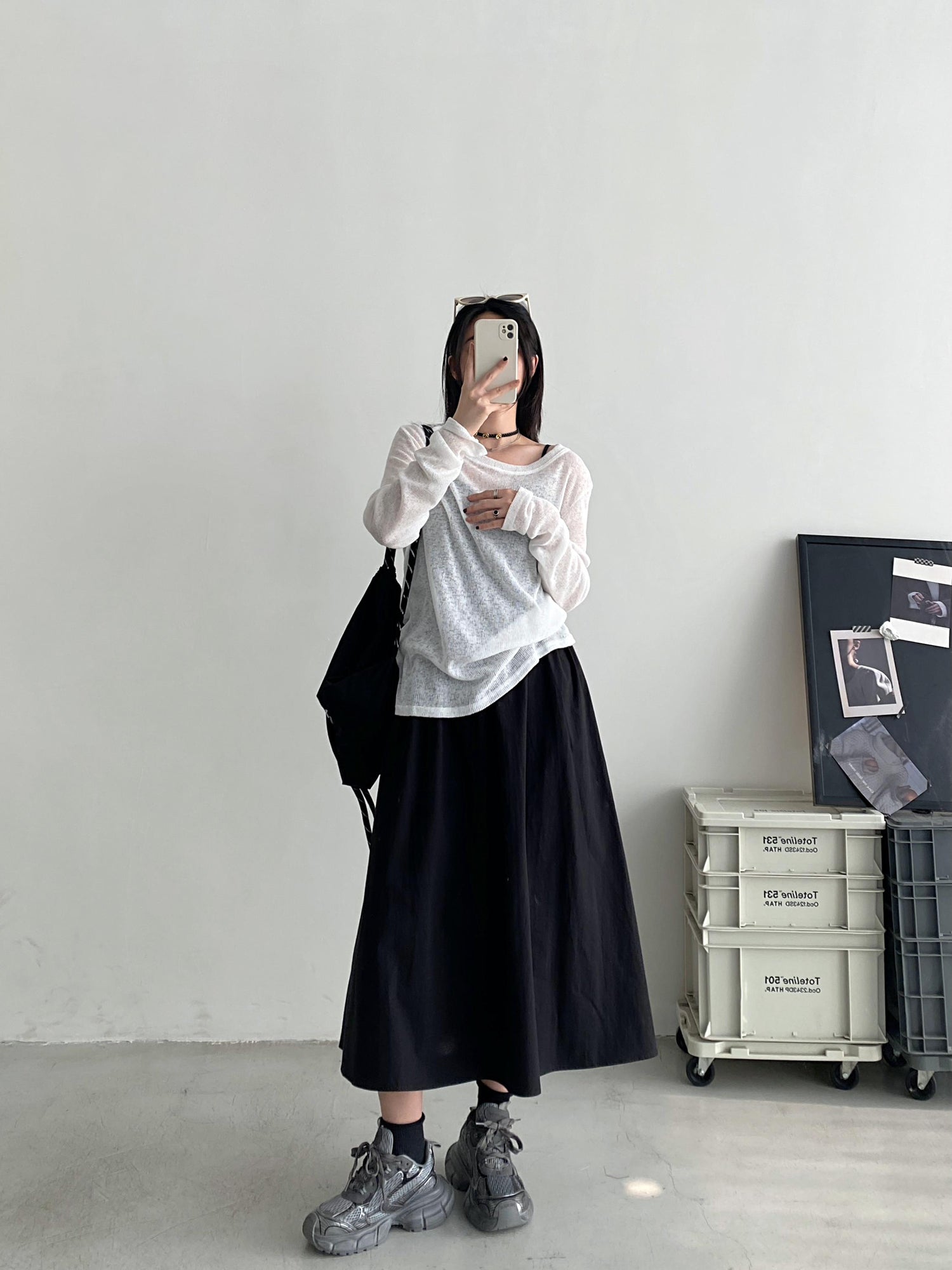 薄手ニットセーター N622