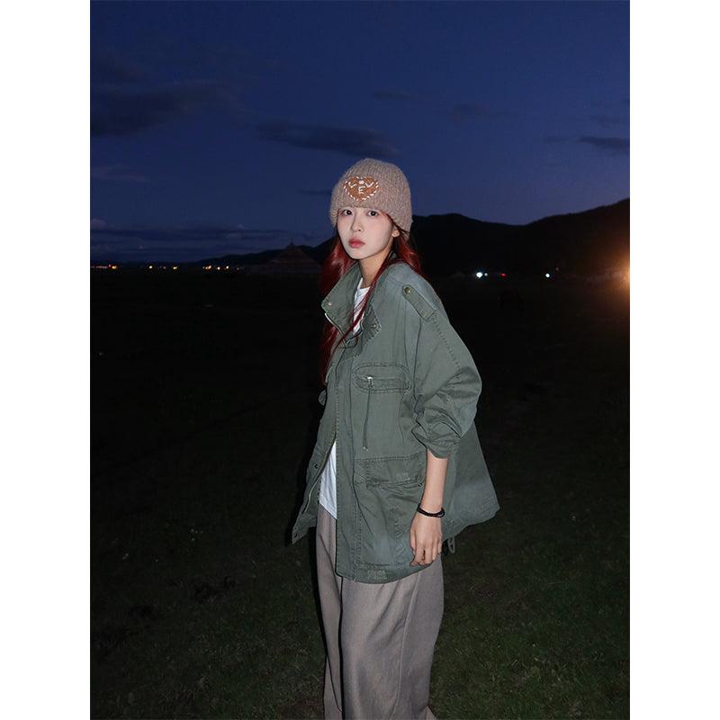 スタンドカラーワークウェア N596