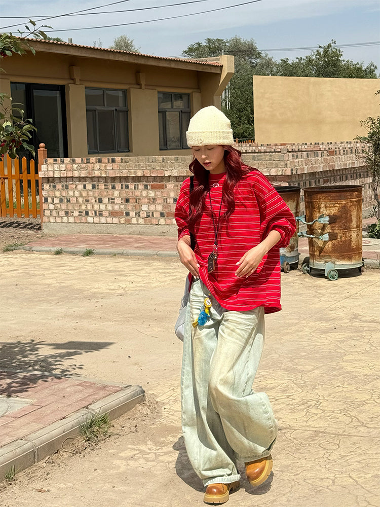 アイスブリーチ・スーパーワイドバギーデニム N681