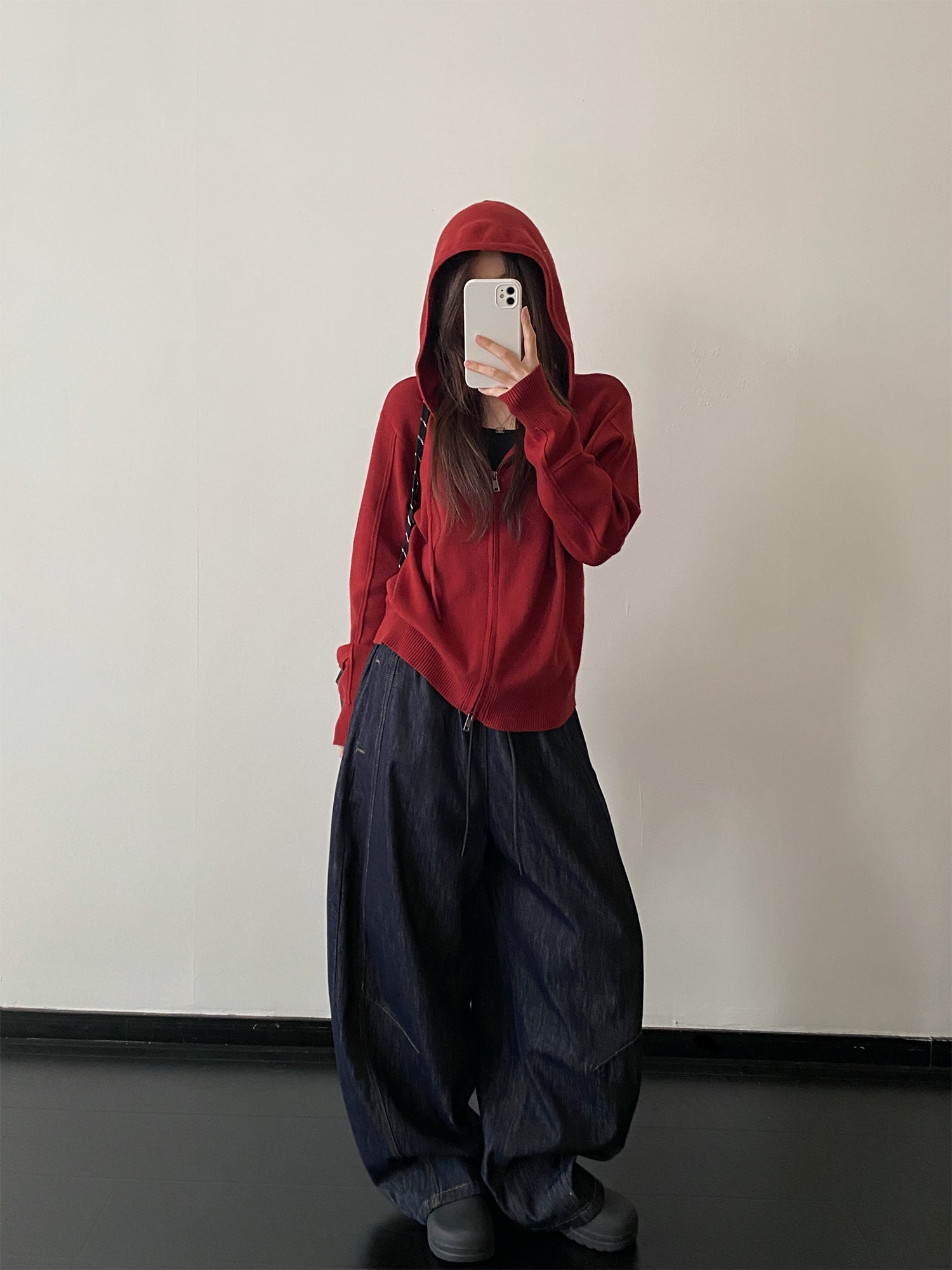 ニットパーカー N572