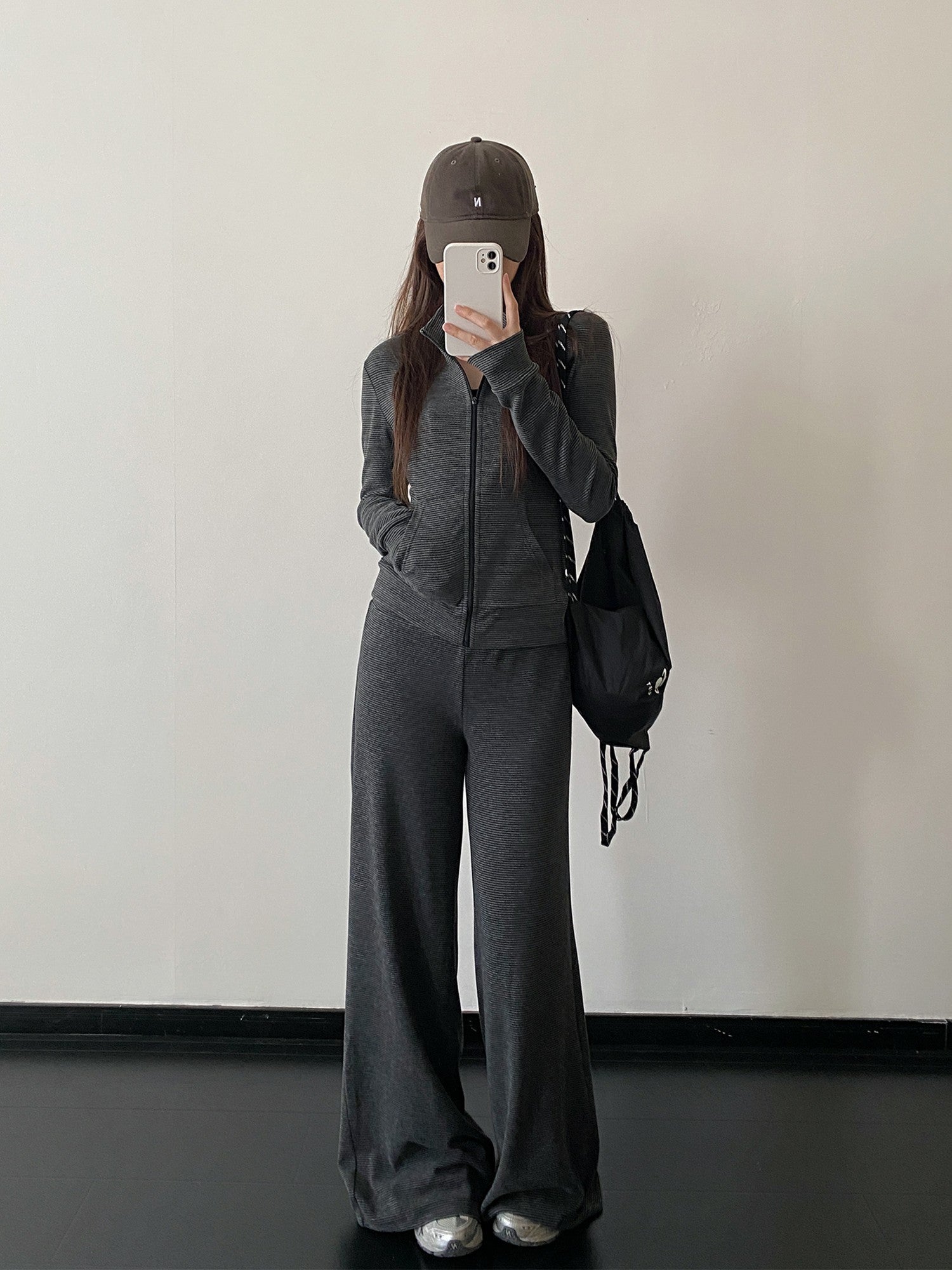 ボーダースウェットセットアップ N591